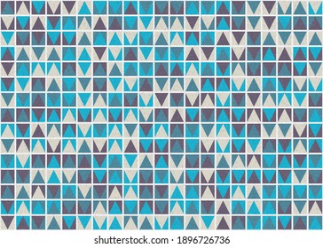 Abstract Geometric Pattern generative computational art illustration