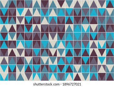 Abstract Geometric Pattern generative computational art illustration