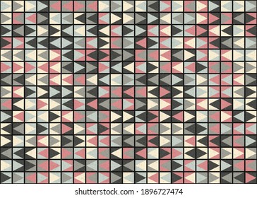 Abstract Geometric Pattern generative computational art illustration