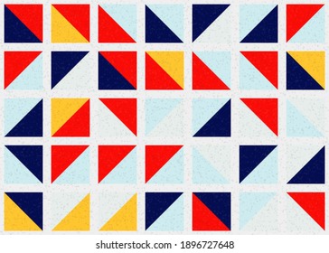 Abstract Geometric Pattern generative computational art illustration