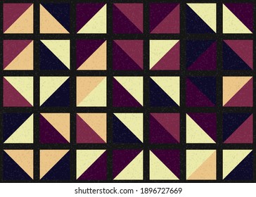 Abstract Geometric Pattern generative computational art illustration