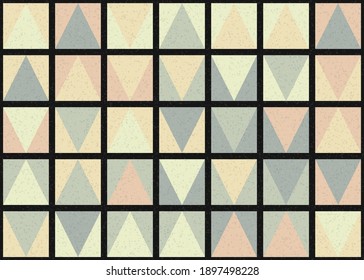 Abstract Geometric Pattern generative computational art illustration