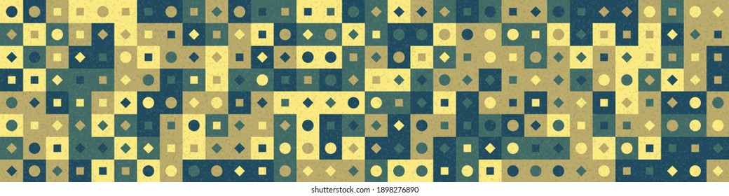 Abstract Geometric Pattern generative computational art illustration