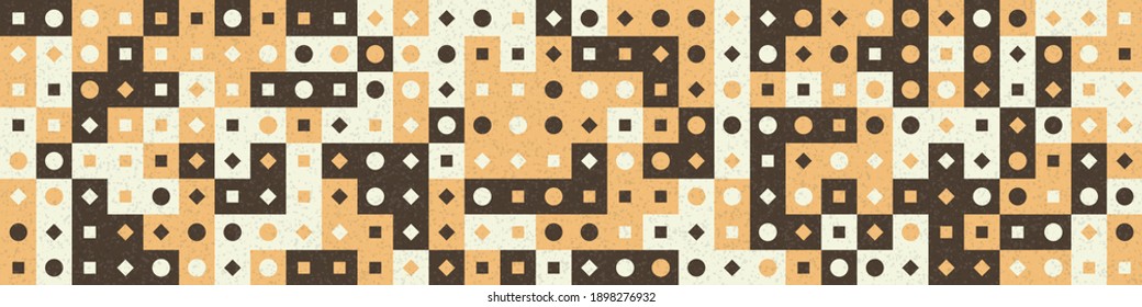 Abstract Geometric Pattern generative computational art illustration