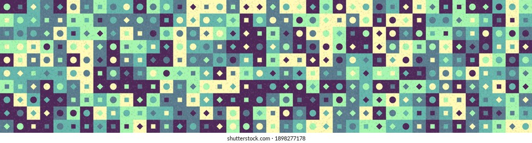 Abstract Geometric Pattern generative computational art illustration