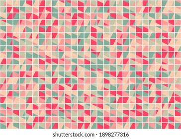 Abstract Geometric Pattern generative computational art illustration