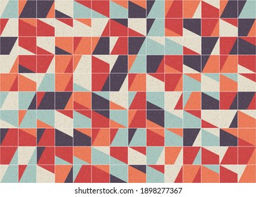 Abstract Geometric Pattern generative computational art illustration