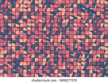 Abstract Geometric Pattern generative computational art illustration