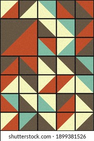 Abstract Geometric Pattern generative computational art illustration