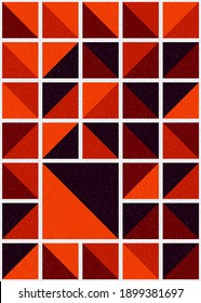 Abstract Geometric Pattern generative computational art illustration