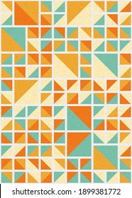 Abstract Geometric Pattern generative computational art illustration