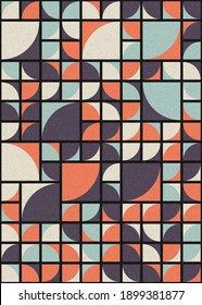 Abstract Geometric Pattern generative computational art illustration