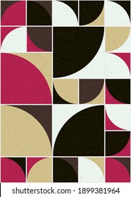 Abstract Geometric Pattern generative computational art illustration