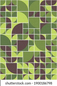 Abstract Geometric Pattern generative computational art illustration