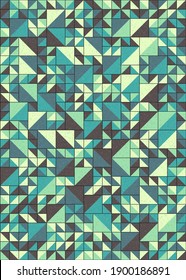 Abstract Geometric Pattern generative computational art illustration