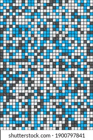 Abstract Geometric Pattern generative computational art illustration