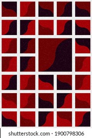 Abstract Geometric Pattern generative computational art illustration