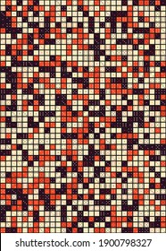 Abstract Geometric Pattern generative computational art illustration