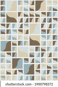 Abstract Geometric Pattern generative computational art illustration