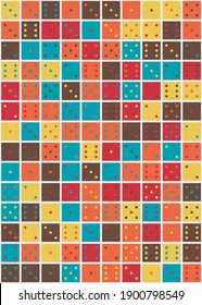 Abstract Geometric Pattern generative computational art illustration
