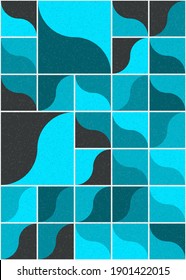 Abstract Geometric Pattern generative computational art illustration