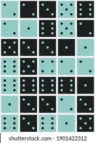 Abstract Geometric Pattern generative computational art illustration