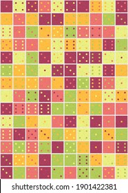 Abstract Geometric Pattern generative computational art illustration