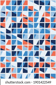 Abstract Geometric Pattern generative computational art illustration
