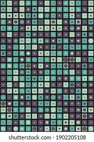 Abstract Geometric Pattern generative computational art illustration