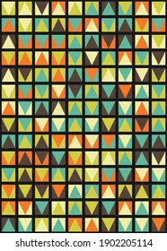 Abstract Geometric Pattern generative computational art illustration