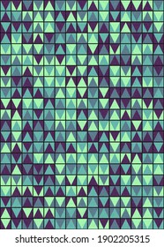 Abstract Geometric Pattern generative computational art illustration