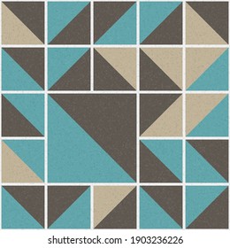 Abstract Geometric Pattern generative computational art illustration