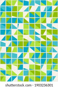 Abstract Geometric Pattern generative computational art illustration