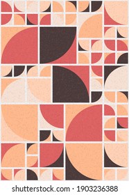 Abstract Geometric Pattern generative computational art illustration