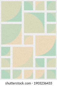 Abstract Geometric Pattern generative computational art illustration