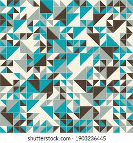 Abstract Geometric Pattern generative computational art illustration