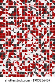 Abstract Geometric Pattern generative computational art illustration