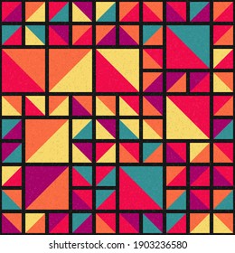 Abstract Geometric Pattern generative computational art illustration