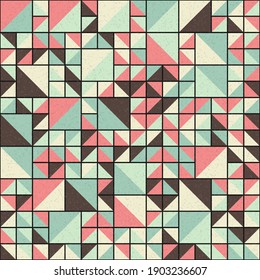 Abstract Geometric Pattern generative computational art illustration