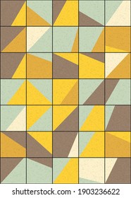 Abstract Geometric Pattern generative computational art illustration