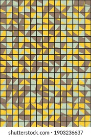 Abstract Geometric Pattern generative computational art illustration