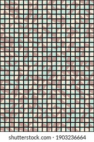 Abstract Geometric Pattern generative computational art illustration