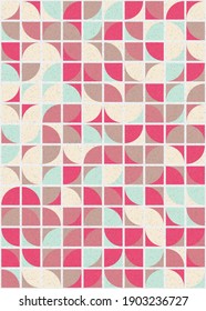 Abstract Geometric Pattern generative computational art illustration