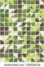 Abstract Geometric Pattern generative computational art illustration