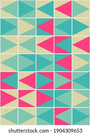Abstract Geometric Pattern generative computational art illustration