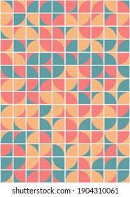 Abstract Geometric Pattern generative computational art illustration