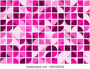 Abstract Geometric Pattern generative computational art illustration