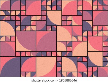 Abstract Geometric Pattern generative computational art illustration