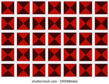 Abstract Geometric Pattern generative computational art illustration