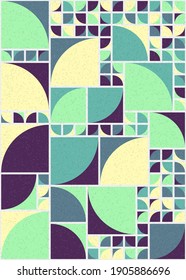 Abstract Geometric Pattern generative computational art illustration